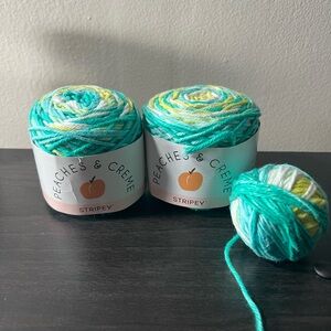 Peaches & Creme Stripey Yarn